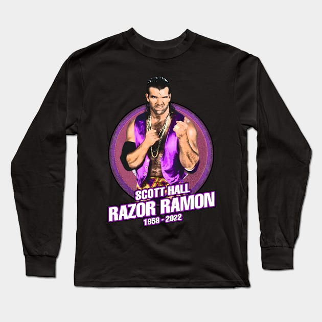 Always Razor Ramon 1958-2022 Thank For The Memories Long Sleeve T-Shirt by RAINYDROP